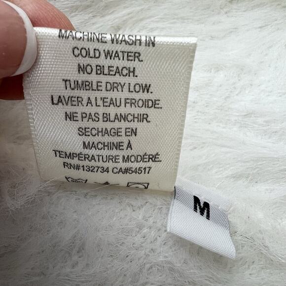 Anthroplogie Bella Dahl oversized Fuzzy Longline Cardigan Sweater Sz M Pockets - Picture 10 of 12